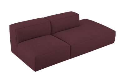 Elo Right Open Chaise Sofa in Fresco Figaro