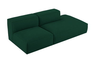 Elo Right Open Chaise Sofa in Roni Frog