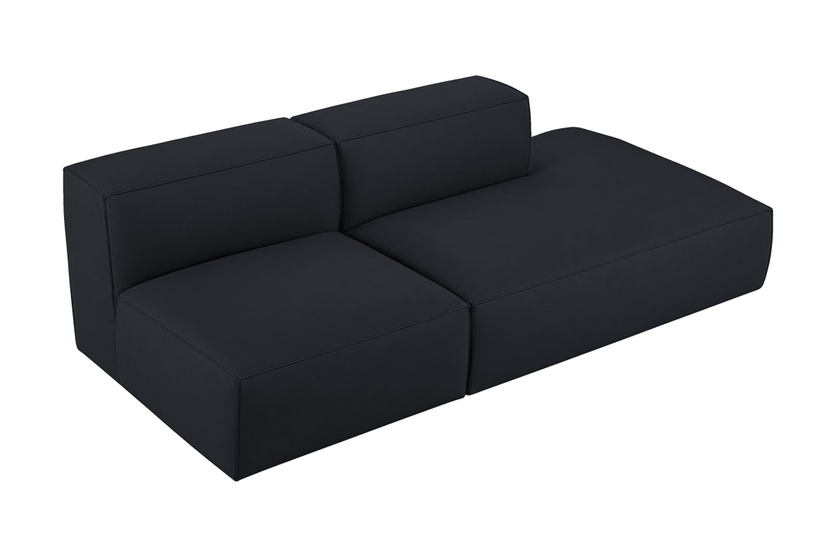 Elo Right Open Chaise Sofa in Marfa Lola