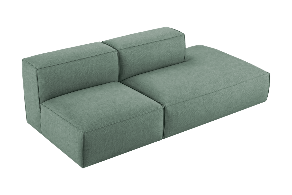 Elo Right Open Chaise Sofa in Roni Nane