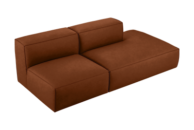 Elo Right Open Chaise Sofa in Marfa Pluto