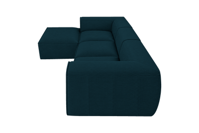 Fred Large Left Chaise in Roni Deep Lake