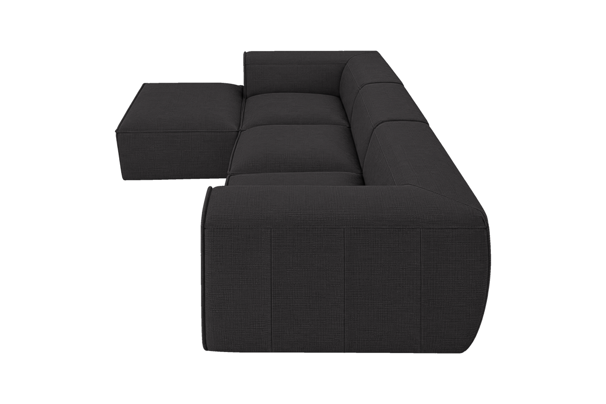 Fred Large Left Chaise in Roni Ember
