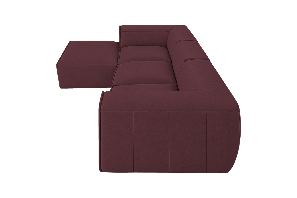 Fred Large Left Chaise in Fresco Figaro
