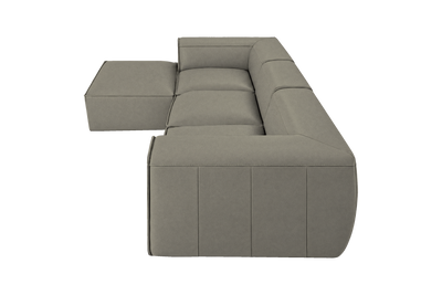 Fred Large Left Chaise in Felix Glace