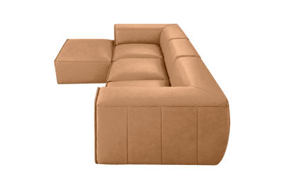 Fred Large Left Chaise in Dante Les Yeux