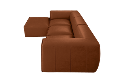 Fred Large Left Chaise in Marfa Pluto