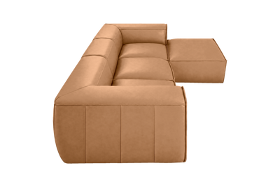 Fred Large Right Chaise in Dante Les Yeux