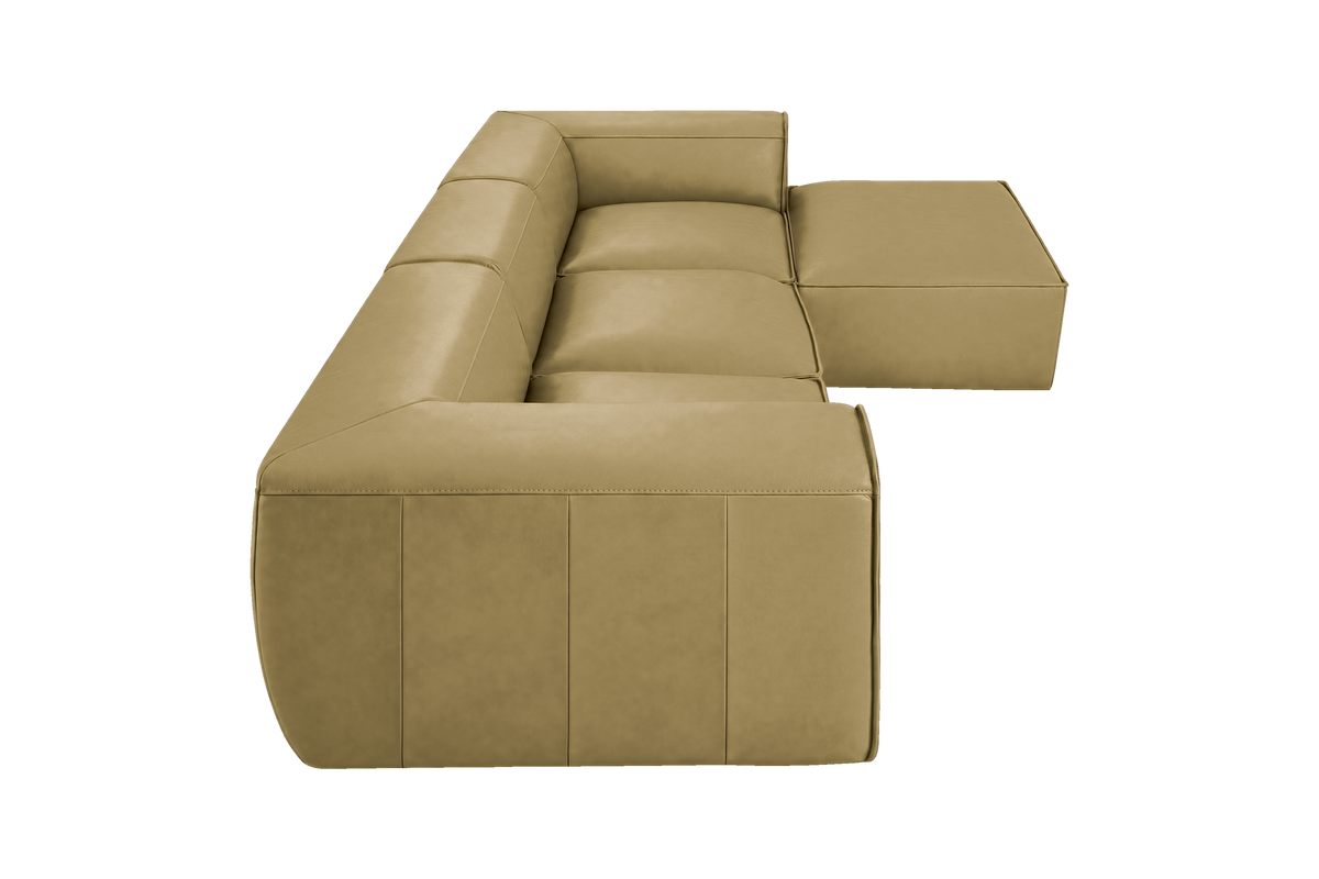 Fred Large Right Chaise in Marfa Olivia