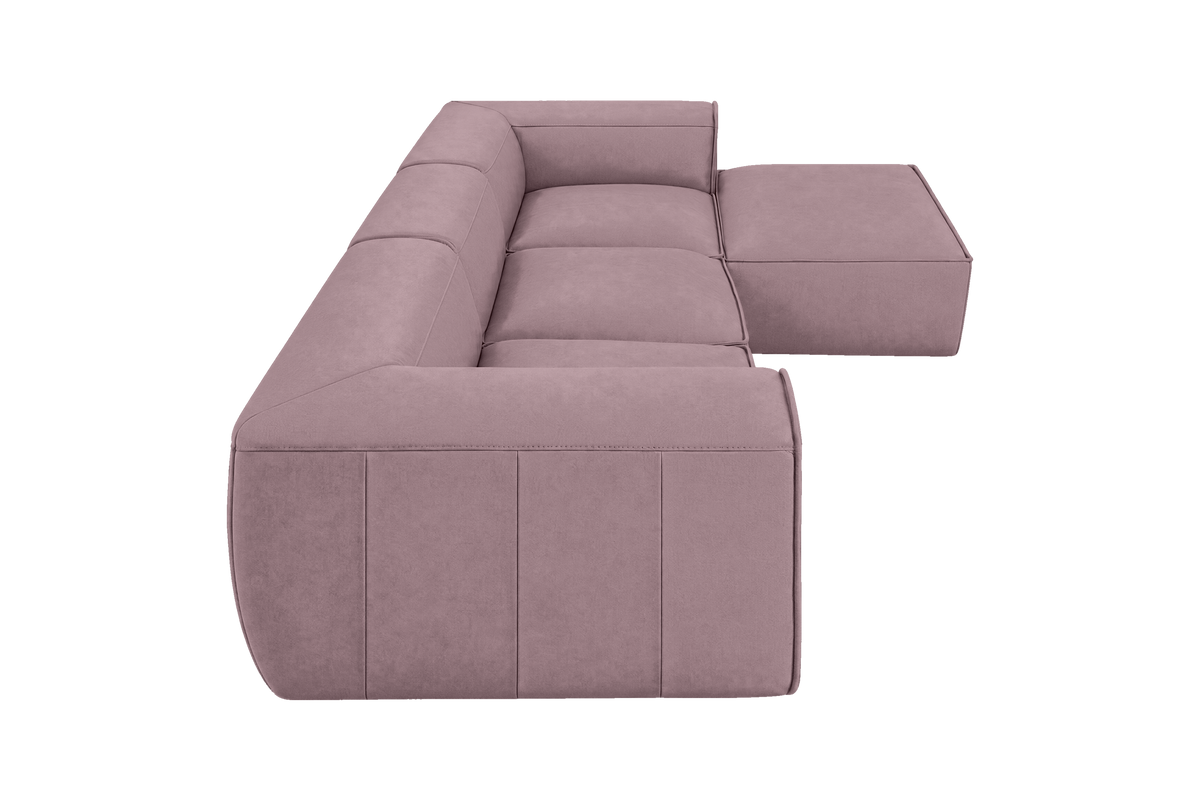 Fred Large Right Chaise in Fresco Saint-Tropez