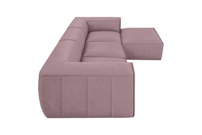 Fred Large Right Chaise in Fresco Saint-Tropez