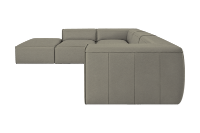 Fred Left Bumper Sectional in Felix Glace