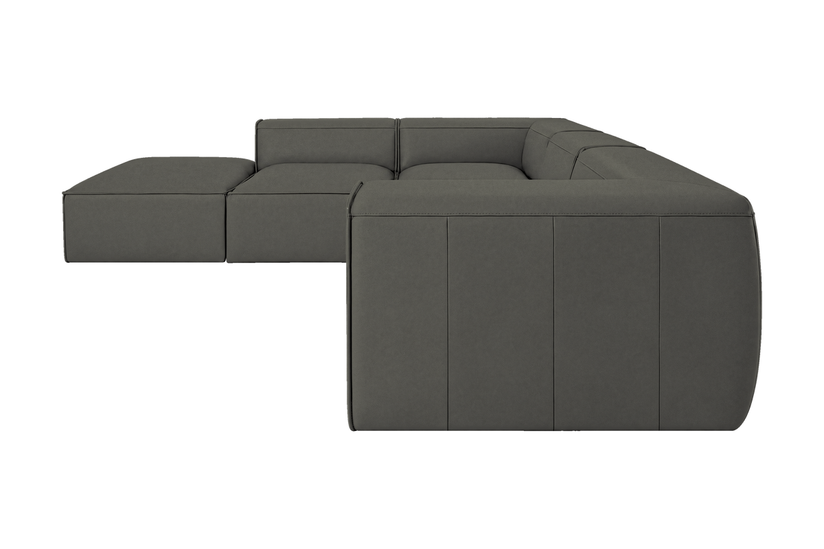 Fred Left Bumper Sectional in Felix Lola