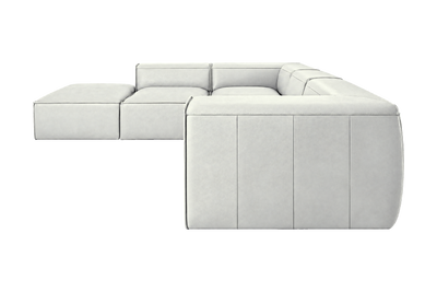 Fred Left Bumper Sectional in Felix Milky