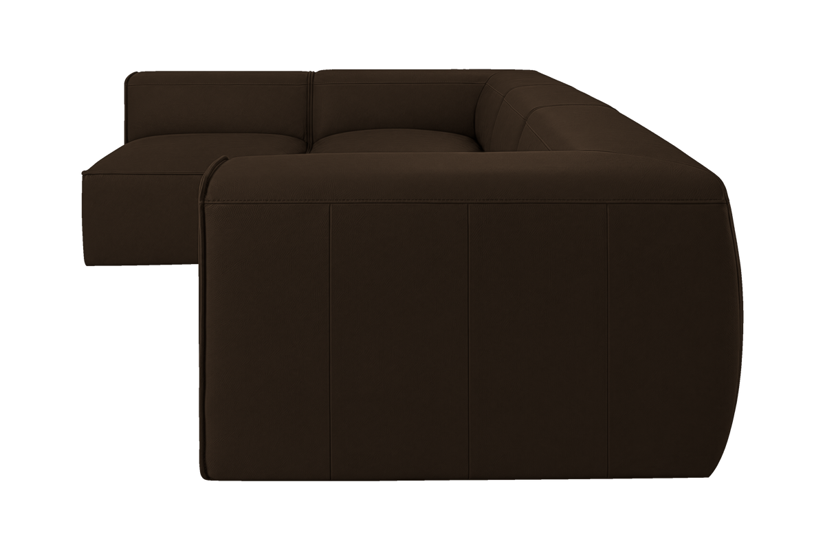 Fred Left Open Sectional in Marfa Charcoal