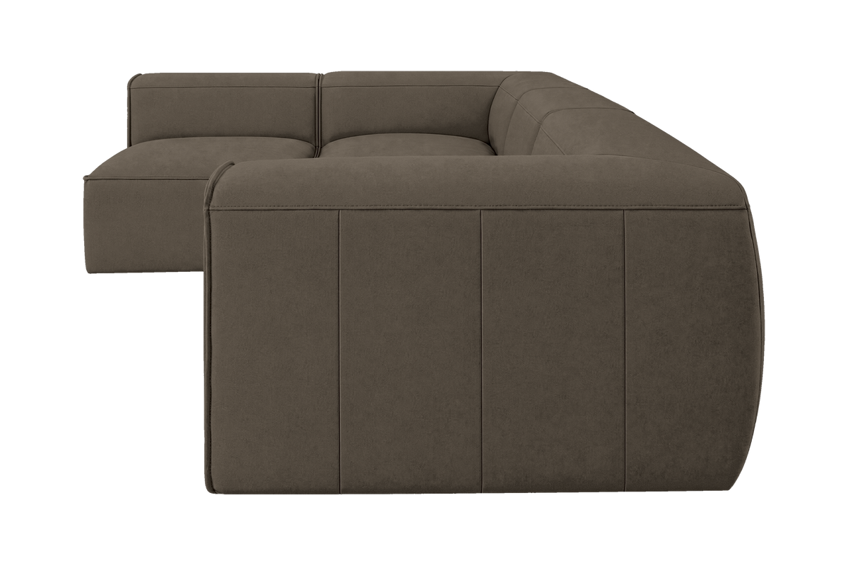 Fred Left Open Sectional in Fresco Cos
