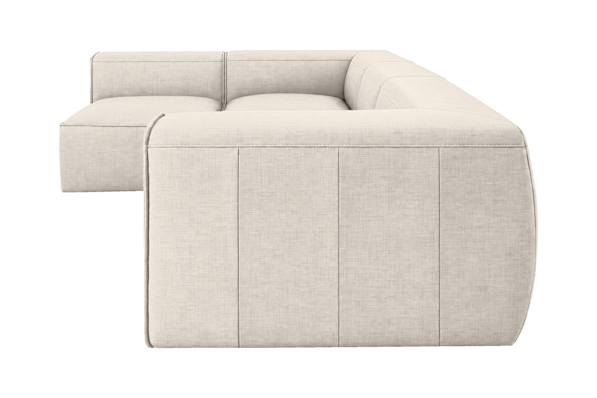 Fred Left Open Sectional in Mosquito Cracker