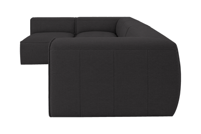 Fred Left Open Sectional in Roni Ember