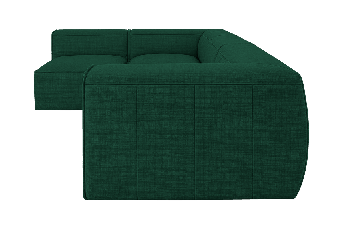 Fred Left Open Sectional in Roni Frog