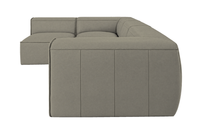 Fred Left Open Sectional in Felix Glace