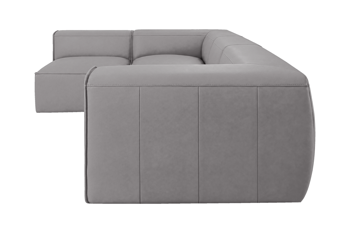 Fred Left Open Sectional in Marfa Meteor