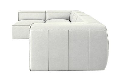 Fred Left Open Sectional in Felix Milky
