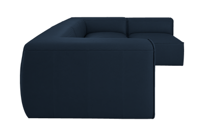 Fred Right Open Sectional in Dante Aqua