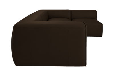 Fred Right Open Sectional in Marfa Charcoal