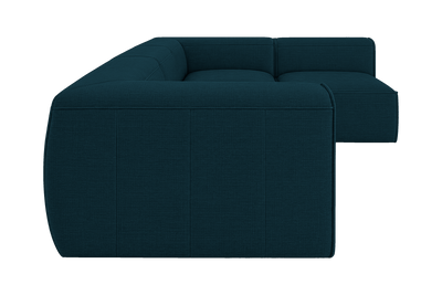 Fred Right Open Sectional in Roni Deep Lake