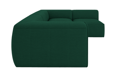 Fred Right Open Sectional in Roni Frog