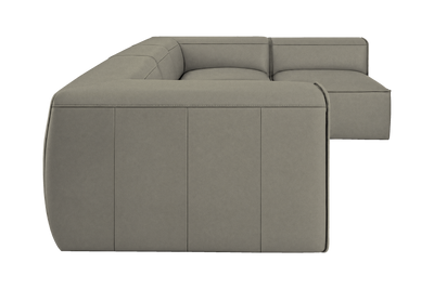 Fred Right Open Sectional in Felix Glace