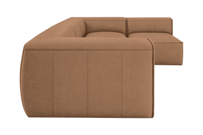 Fred Right Open Sectional in Fresco Hazel