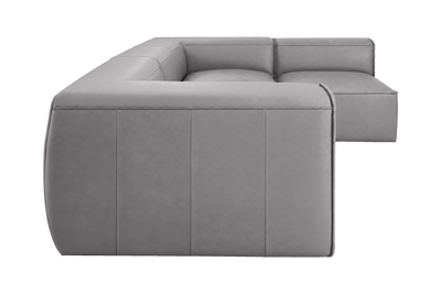 Fred Right Open Sectional in Dante Meteor