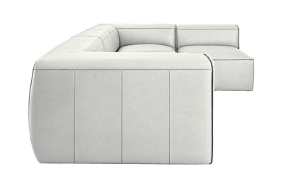 Fred Right Open Sectional in Felix Milky