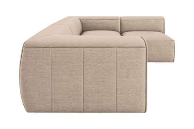 Fred Right Open Sectional in Roni Pine Nut