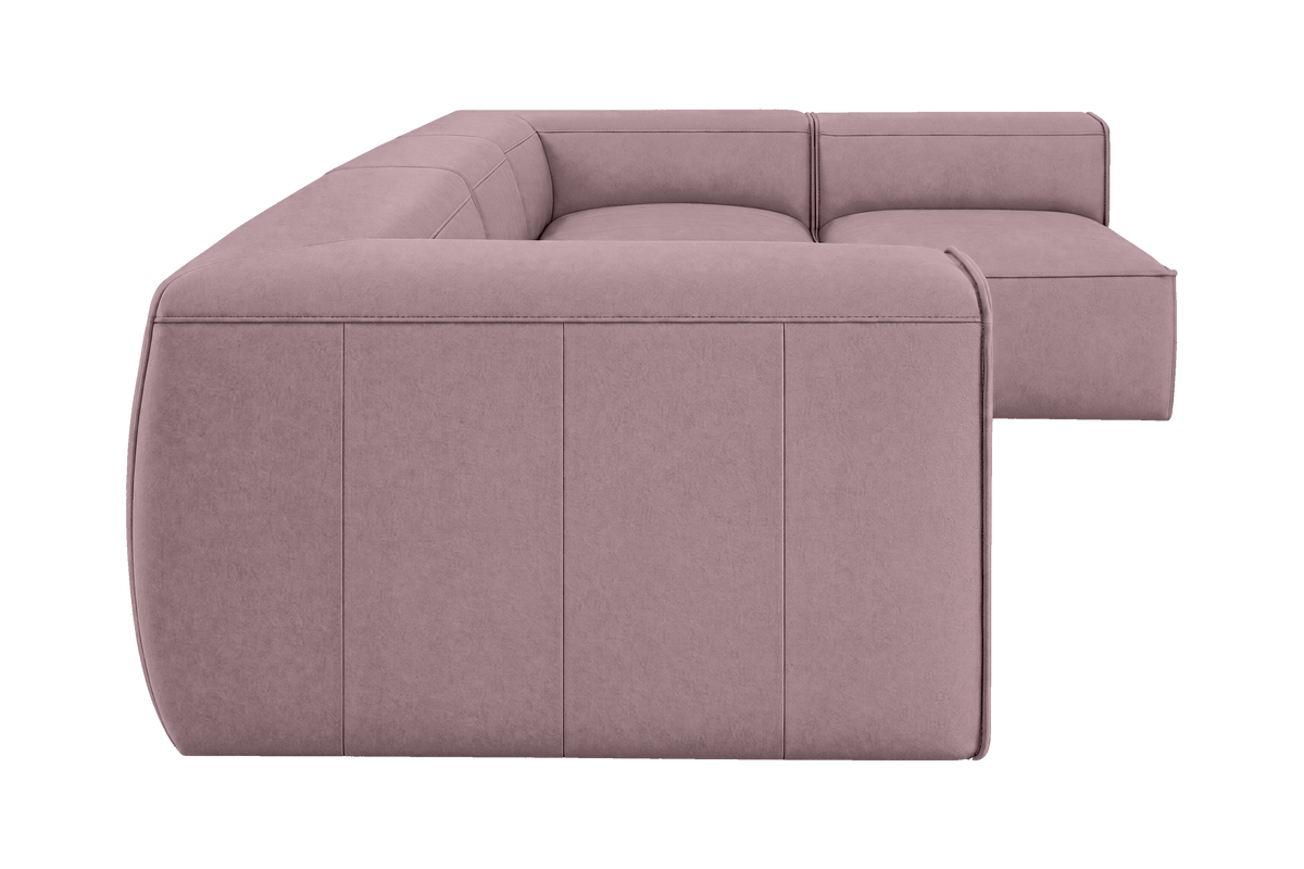 Fred Right Open Sectional in Fresco Saint-Tropez