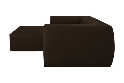 Fred Small Left Chaise in Marfa Charcoal