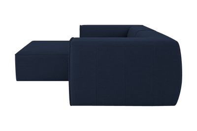 Fred Small Left Chaise in Roni Ember Blue