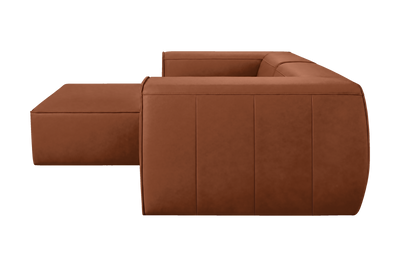 Fred Small Left Chaise in Dante Hazel