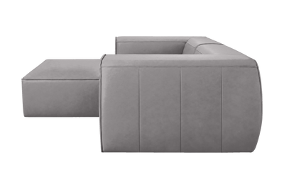 Fred Small Left Chaise in Dante Meteor