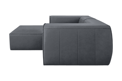 Fred Small Left Chaise in Dante Shark