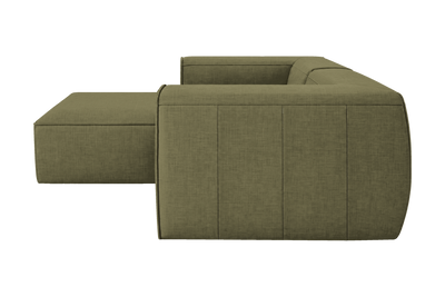Fred Small Left Chaise in Mosquito Sycamore