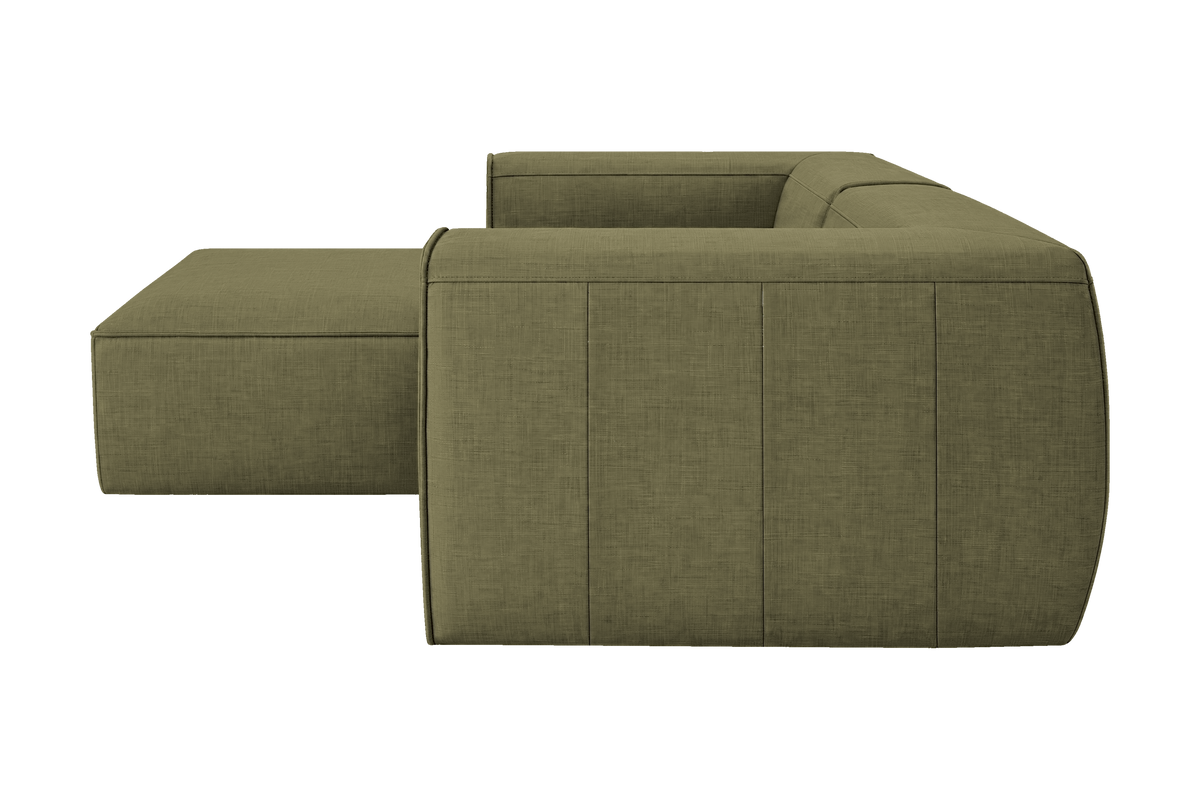 Fred Small Left Chaise in Mosquito Sycamore