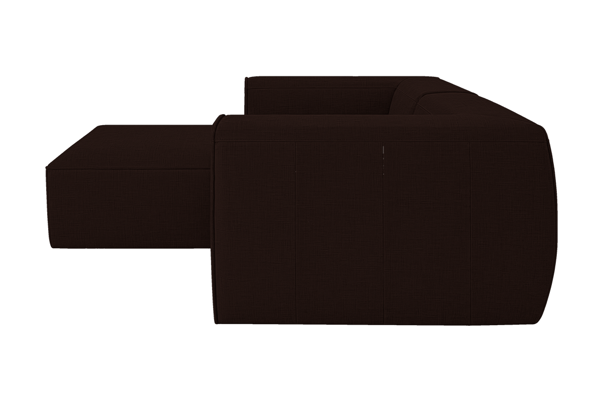 Fred Small Left Chaise in Mosquito Terra