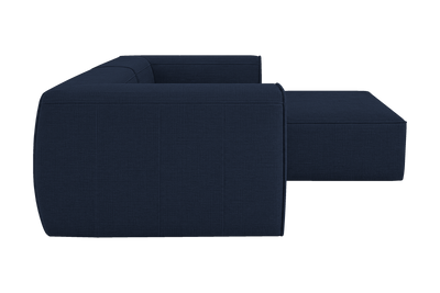 Fred Small Right Chaise in Roni Ember Blue