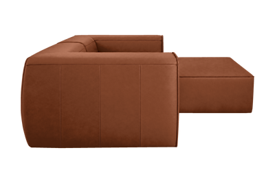 Fred Small Right Chaise in Dante Hazel