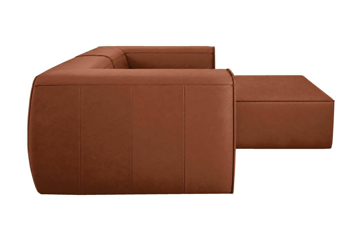 Fred Small Right Chaise in Dante Hazel