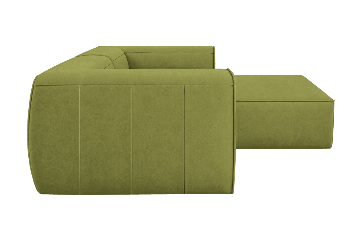 Fred Small Right Chaise in Fresco Key Lime