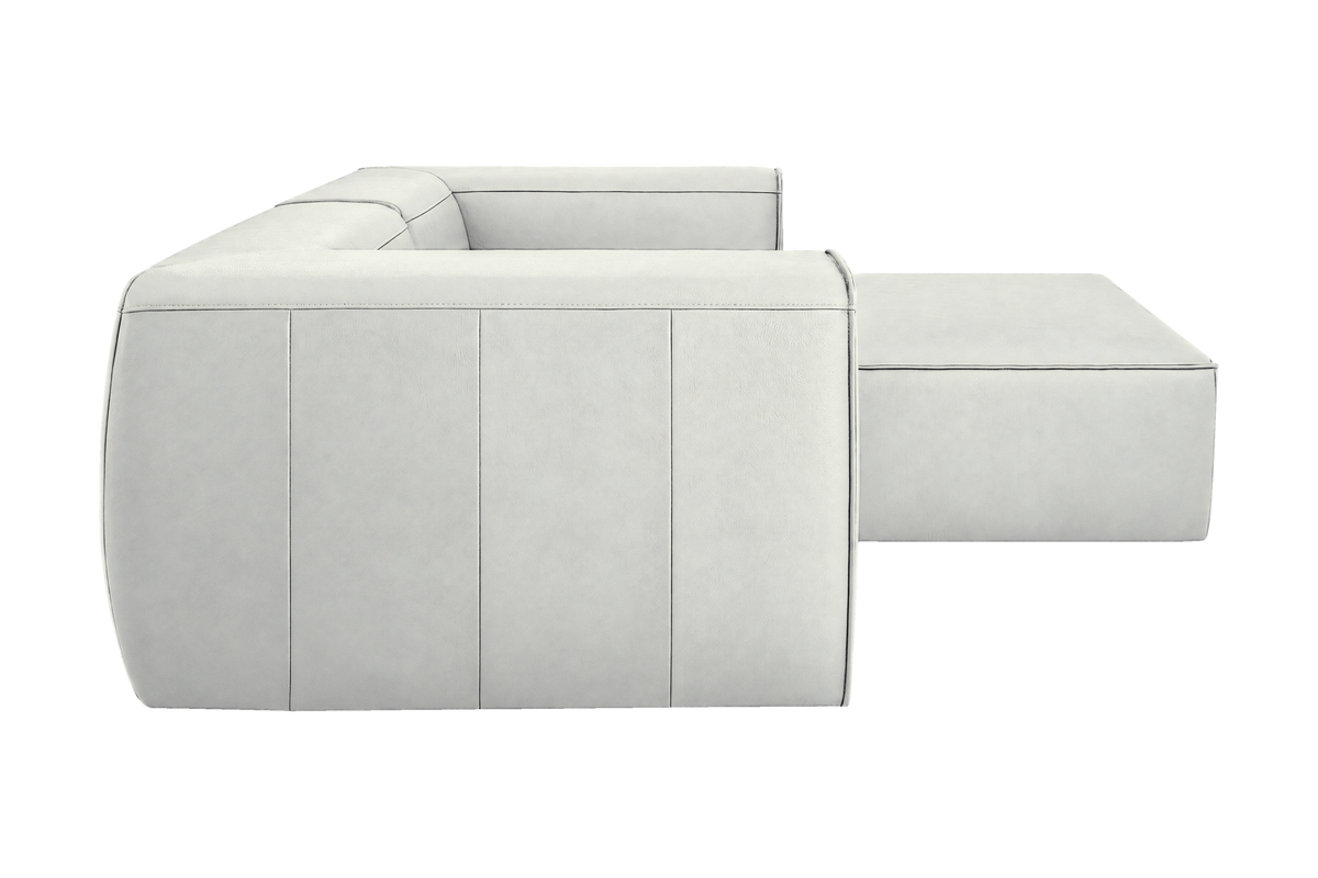 Fred Small Right Chaise in Felix Milky