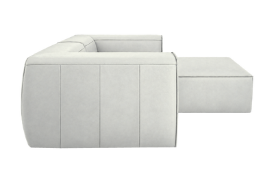 Fred Small Right Chaise in Felix Milky